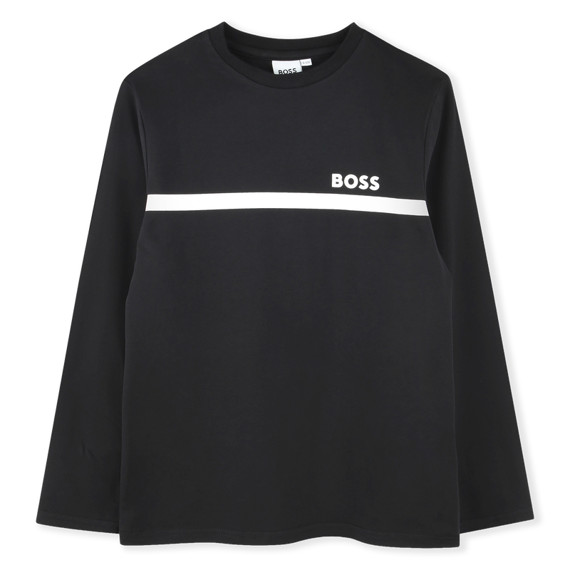 Lang&auml;rmeliges t-shirt BOSS 
                        BOY