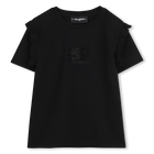 T-Shirt mit kurzen &Auml;rmeln KARL LAGERFELD KIDS 
                    GIRL
