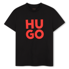 T-Shirt mit kurzen &Auml;rmeln, SCHWARZ, hi-res