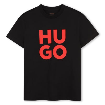 T-Shirt mit kurzen &Auml;rmeln HUGO JUNGE