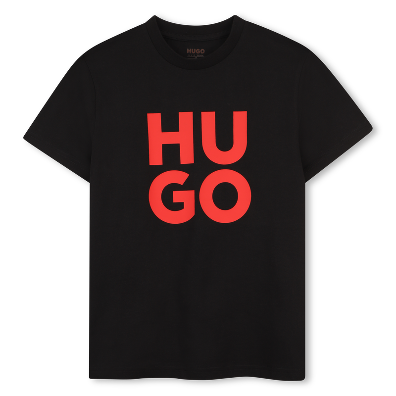 T-Shirt mit kurzen &Auml;rmeln HUGO 
                        JUNGE