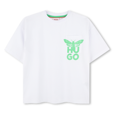 Kurzarm-T-Shirt aus Baumwolle HUGO BOY