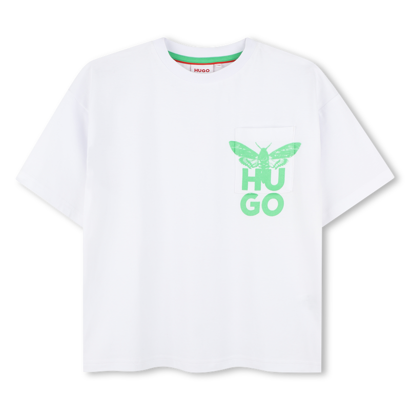 Kurzarm-T-Shirt aus Baumwolle HUGO 
                        BOY