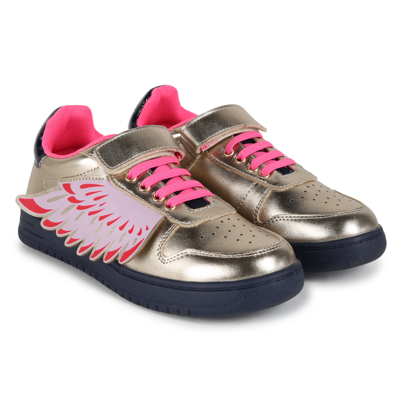 Schn&uuml;r-Sneakers mit Klett BILLIEBLUSH 
                        GIRL