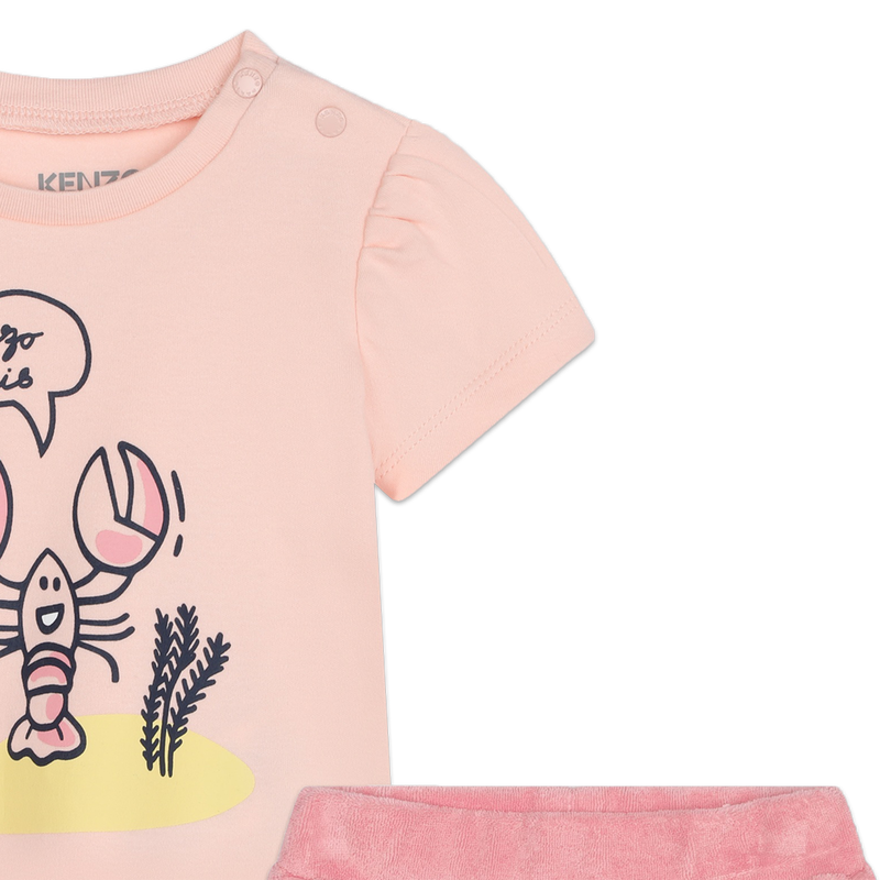 Zweiteiler aus Shorts &amp; T-Shirt KENZO KIDS 
                        GIRL