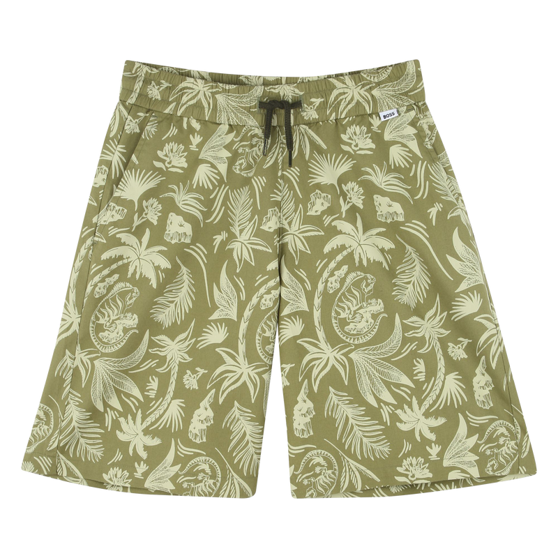 Bedruckte Baumwoll-Bermudas BOSS 
                        BOY