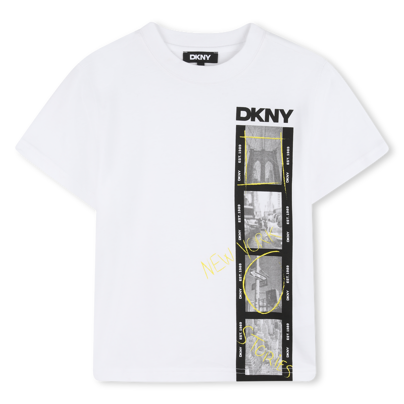 KURZ&Auml;RMELIGES T-SHIRT DKNY 
                        BOY