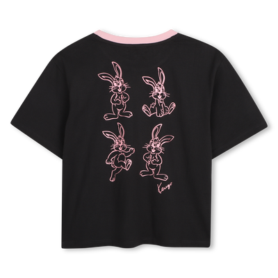 T-Shirt mit kurzen &Auml;rmeln KENZO KIDS GIRL