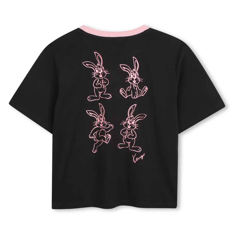 T-Shirt mit kurzen &Auml;rmeln KENZO KIDS 
                        GIRL