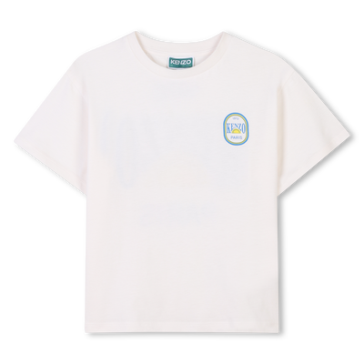 Kurz&auml;rmliges Baumwoll-T-Shirt KENZO KIDS BOY