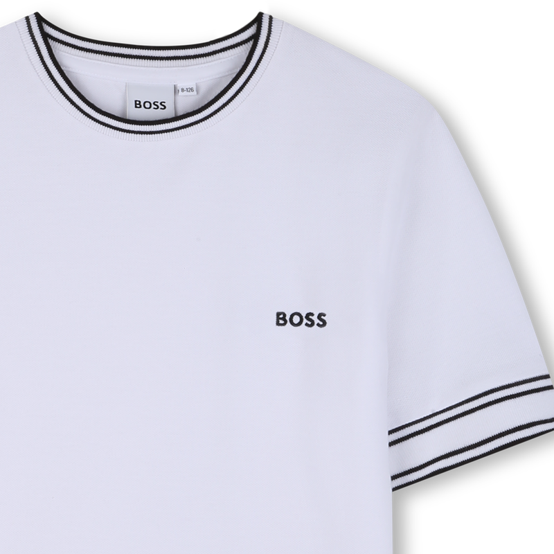 KURZ&Auml;RMELIGES T-SHIRT BOSS 
                        BOY