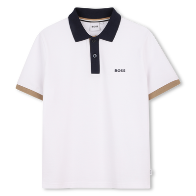 KURZ&Auml;RMELIGES POLOSHIRT BOSS BOY