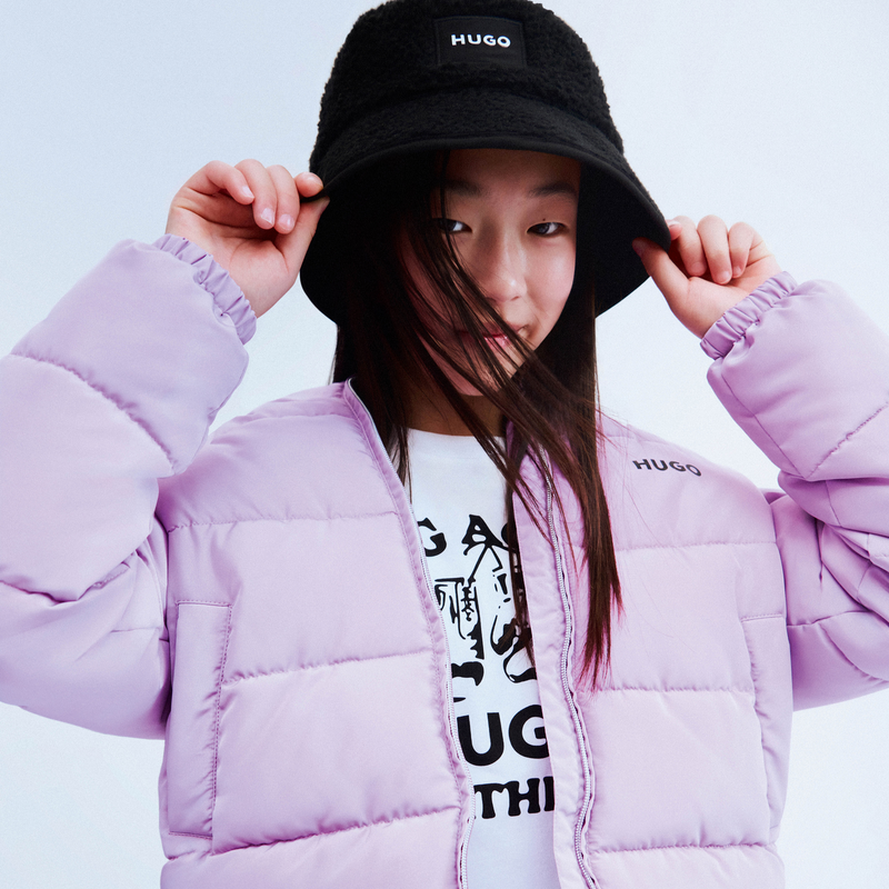 Daunenjacke mit Kapuze HUGO 
                        GIRL