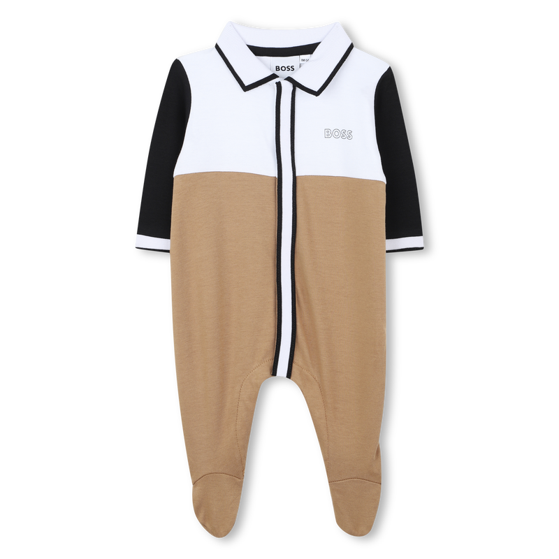 Dreifarbiger Polo-Pyjama BOSS 
                        BOY