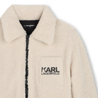 Sherpa-Jacke KARL LAGERFELD KIDS 
                    BOY