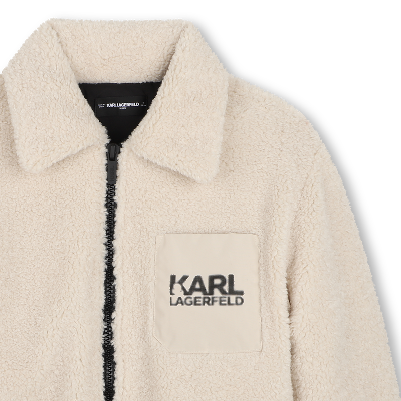 Sherpa-Jacke KARL LAGERFELD KIDS 
                        BOY