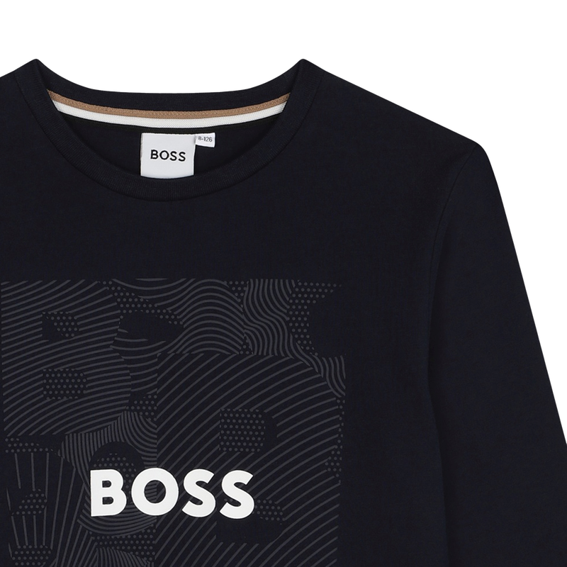 Langarm-T-Shirt BOSS 
                        BOY