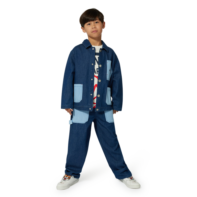 Bestickte Jeans mit Taschen KENZO KIDS 
                        BOY