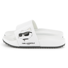 Pantoletten mit Relief-Druck KARL LAGERFELD KIDS 
                    GIRL