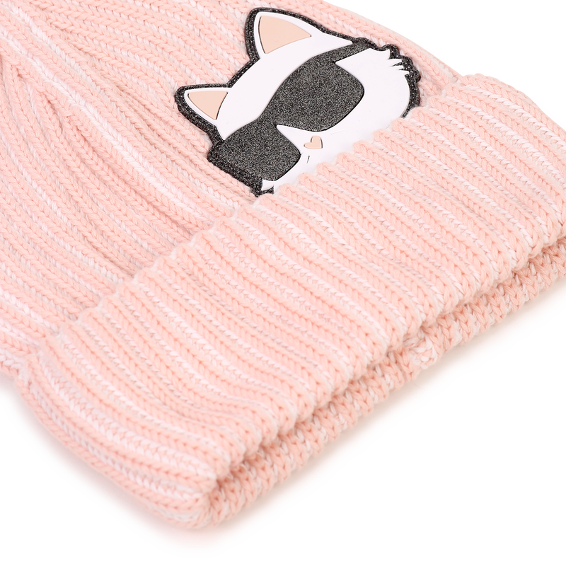 Strickm&uuml;tze KARL LAGERFELD KIDS 
                        GIRL
