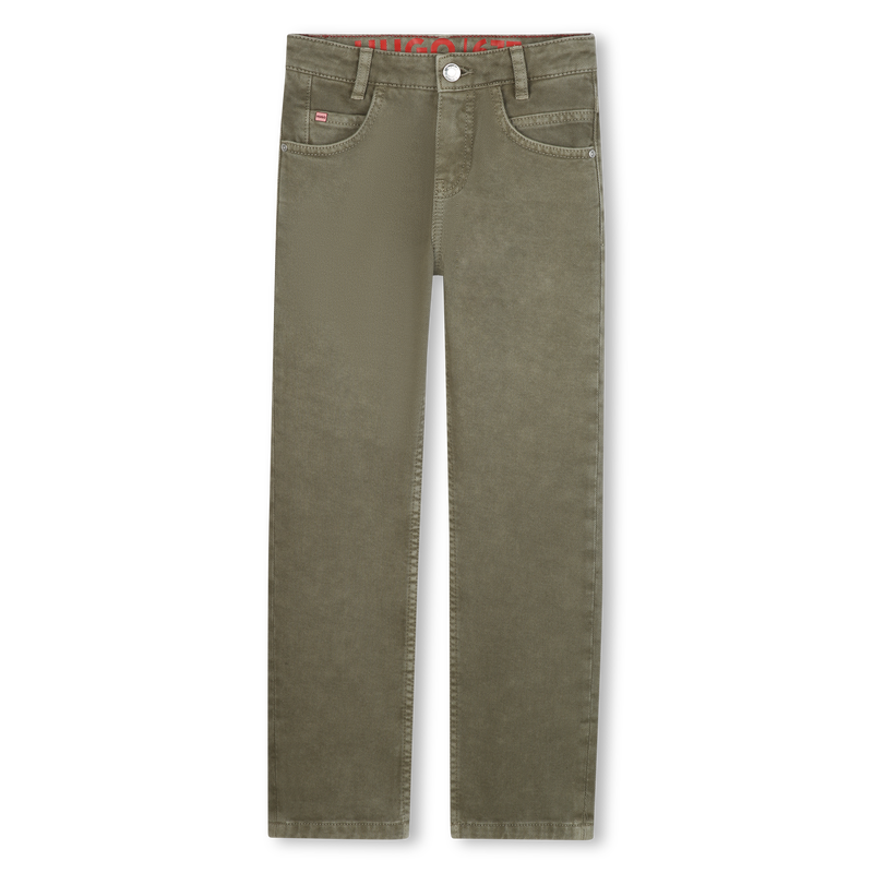 Hose aus ausgeblichenem Twill HUGO 
                        BOY
