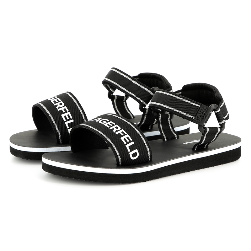 Leichte Klettsandalen KARL LAGERFELD KIDS 
                        GIRL