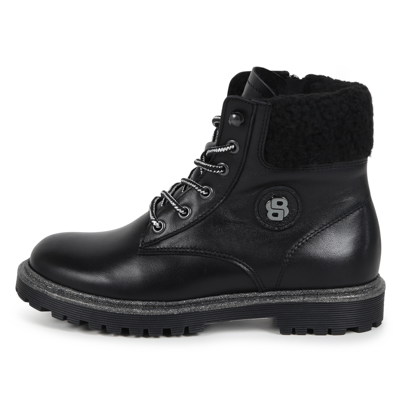 Leder-Stiefeletten BOSS 
                        GIRL