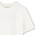 Baumwoll-T-Shirt mit Stickerei MICHAEL KORS 
                    GIRL