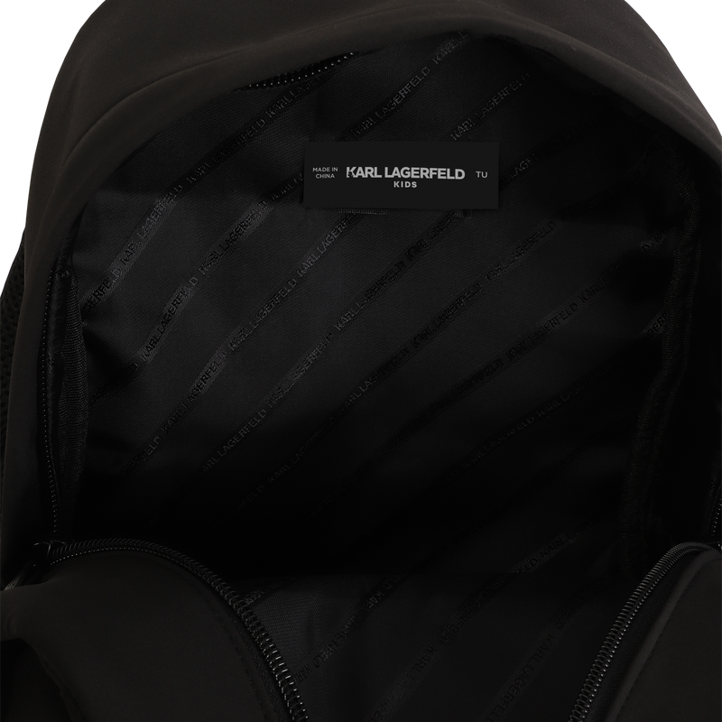 Kleiner Rucksack mit Badge KARL LAGERFELD KIDS 
                        GIRL