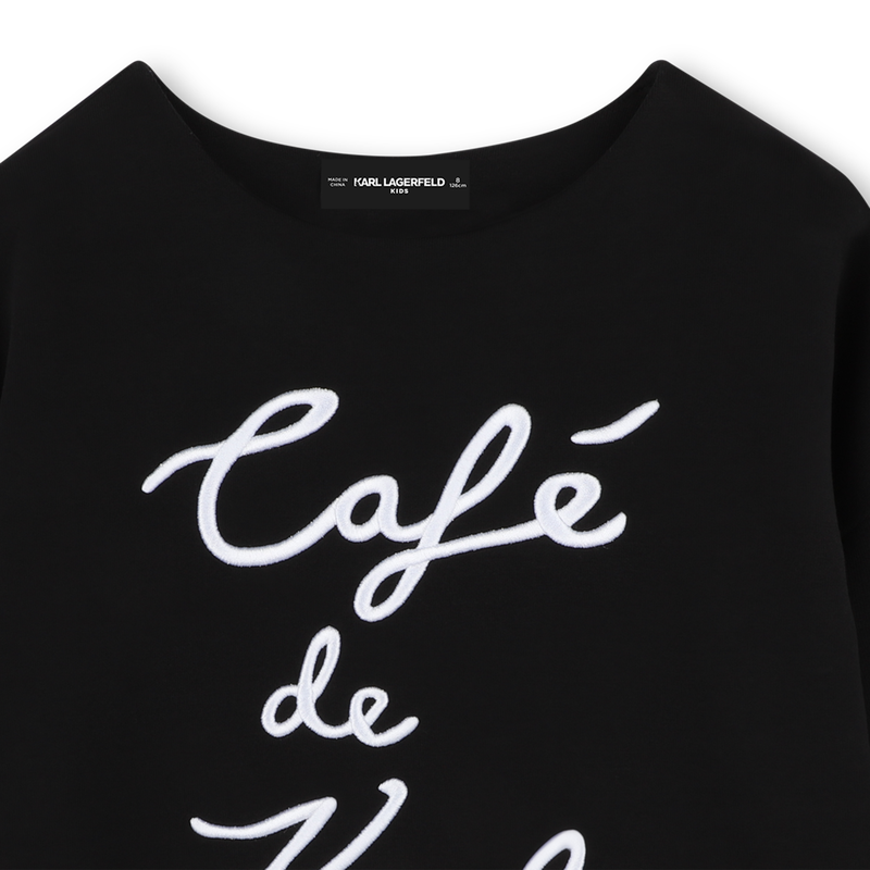 Sweatshirt mit Stickerei KARL LAGERFELD KIDS 
                        GIRL