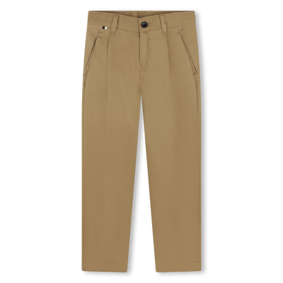 Melierte Hose aus Twill BOSS BOY