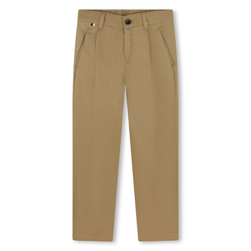 Melierte Hose aus Twill BOSS 
                        BOY