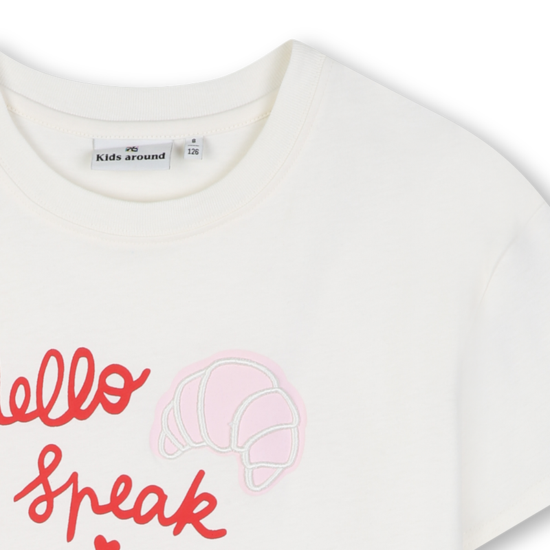 T-Shirt mit kurzen &Auml;rmeln KIDS AROUND 
                        GIRL
