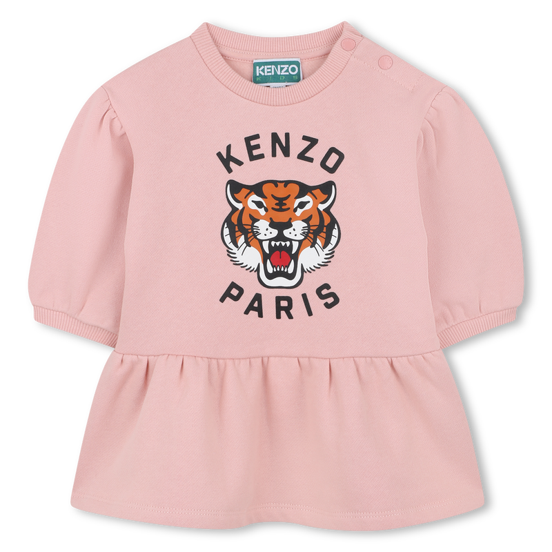 Kleid aus Fleece KENZO KIDS 
                        GIRL