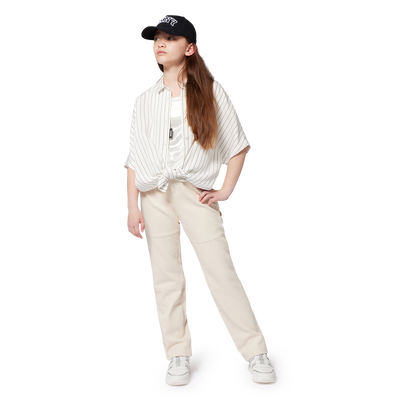 Langes, gestreiftes Hemd DKNY GIRL