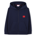 Kapuzenpullover mit reissverschluss, MARINE, hi-res