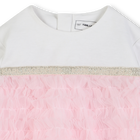 Formelles Kleid aus Baumwolle KARL LAGERFELD KIDS 
                    GIRL