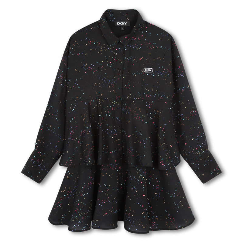 Kleid mit R&uuml;schen DKNY 
                        GIRL