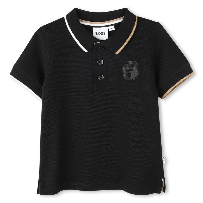 Baumwoll-Polo mit Streifen BOSS 
                        BOY