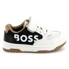 Ledersneaker mit Klettriemen BOSS 
                    BOY