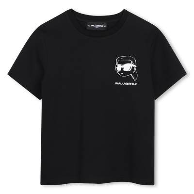T-Shirt mit kurzen &Auml;rmeln KARL LAGERFELD KIDS JUNGE