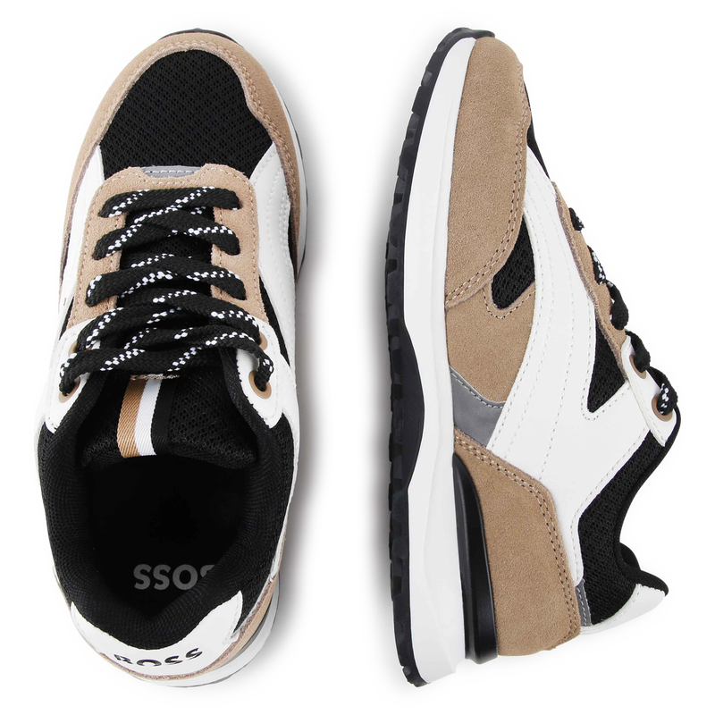 Leder-Sneakers zum Schn&uuml;ren BOSS 
                        BOY