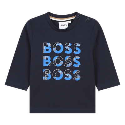 Baumwoll-Langarmshirt BOSS BOY