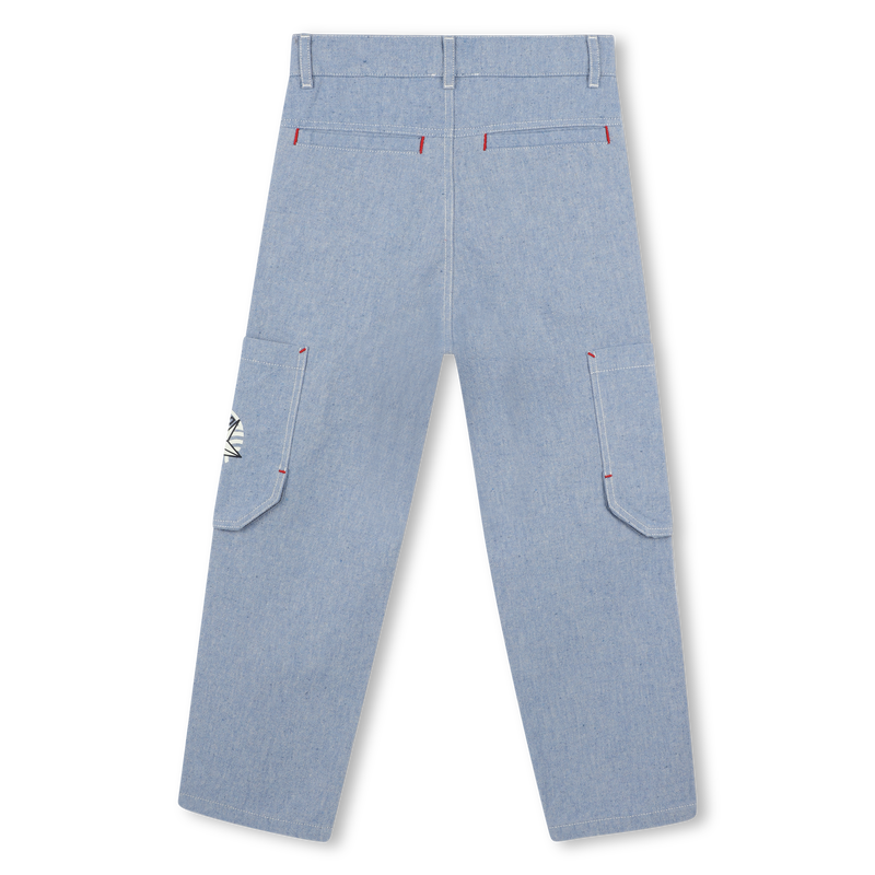 Baumwollhose mit Taschen KENZO KIDS 
                        BOY