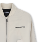 Bomber aus Stoff KARL LAGERFELD KIDS 
                    BOY