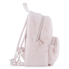 Kleiner Rucksack aus flauschigem Fleece KARL LAGERFELD KIDS 
                    GIRL
