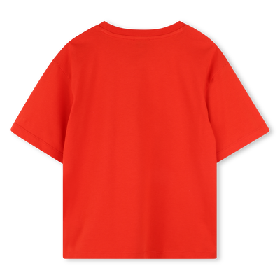 T-Shirt mit Siegel-Druck KENZO KIDS GIRL