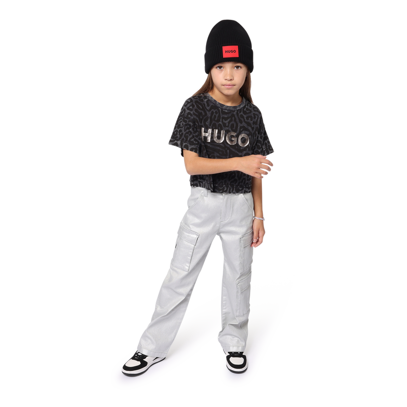 Bedrucktes Baumwoll-T-Shirt HUGO 
                        GIRL