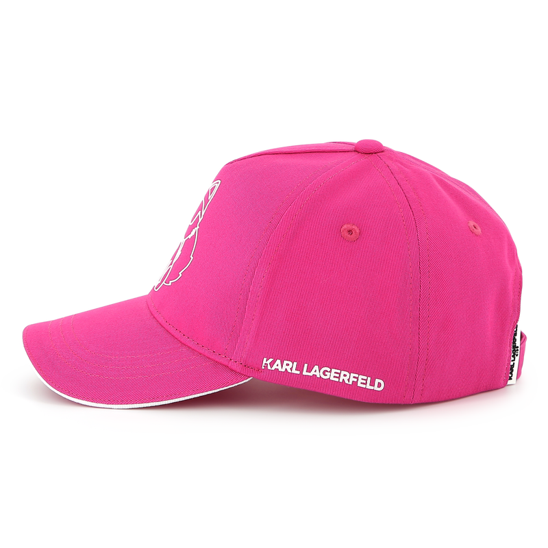 Verstellbares Baumwoll-Cap KARL LAGERFELD KIDS 
                        GIRL