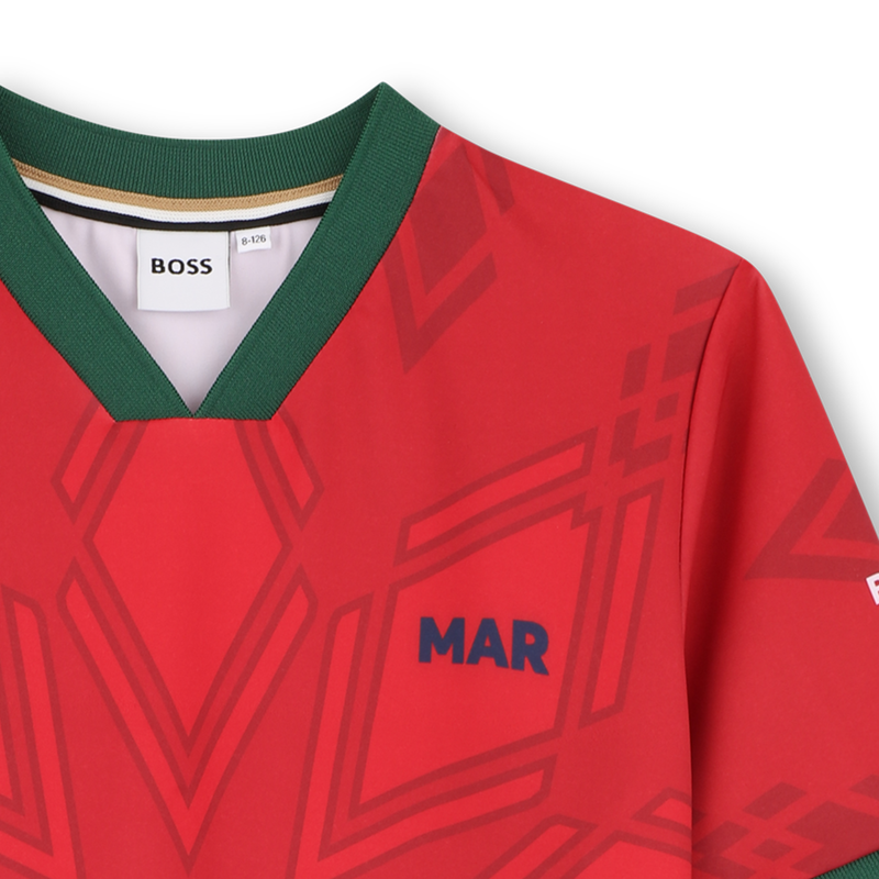 KURZ&Auml;RMELIGES T-SHIRT BOSS 
                        BOY